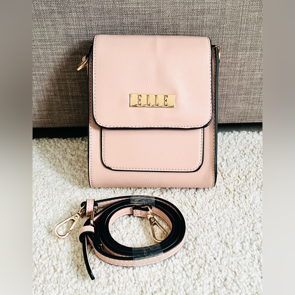 Elle Pink Shoulder Crossbody Handbag - Picture 3 of 10